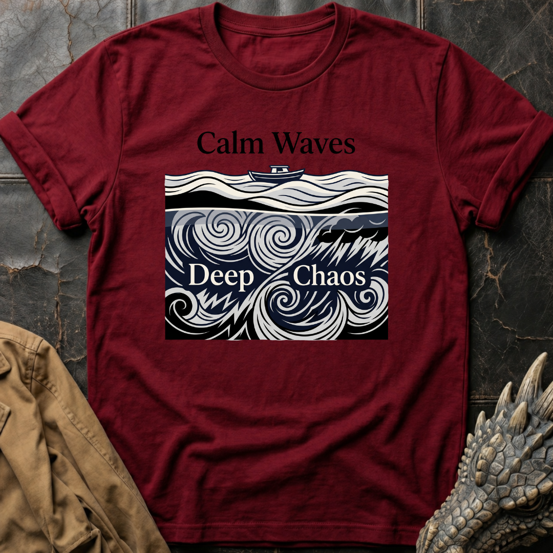Calm Waves Deep Chaos | T-Shirt