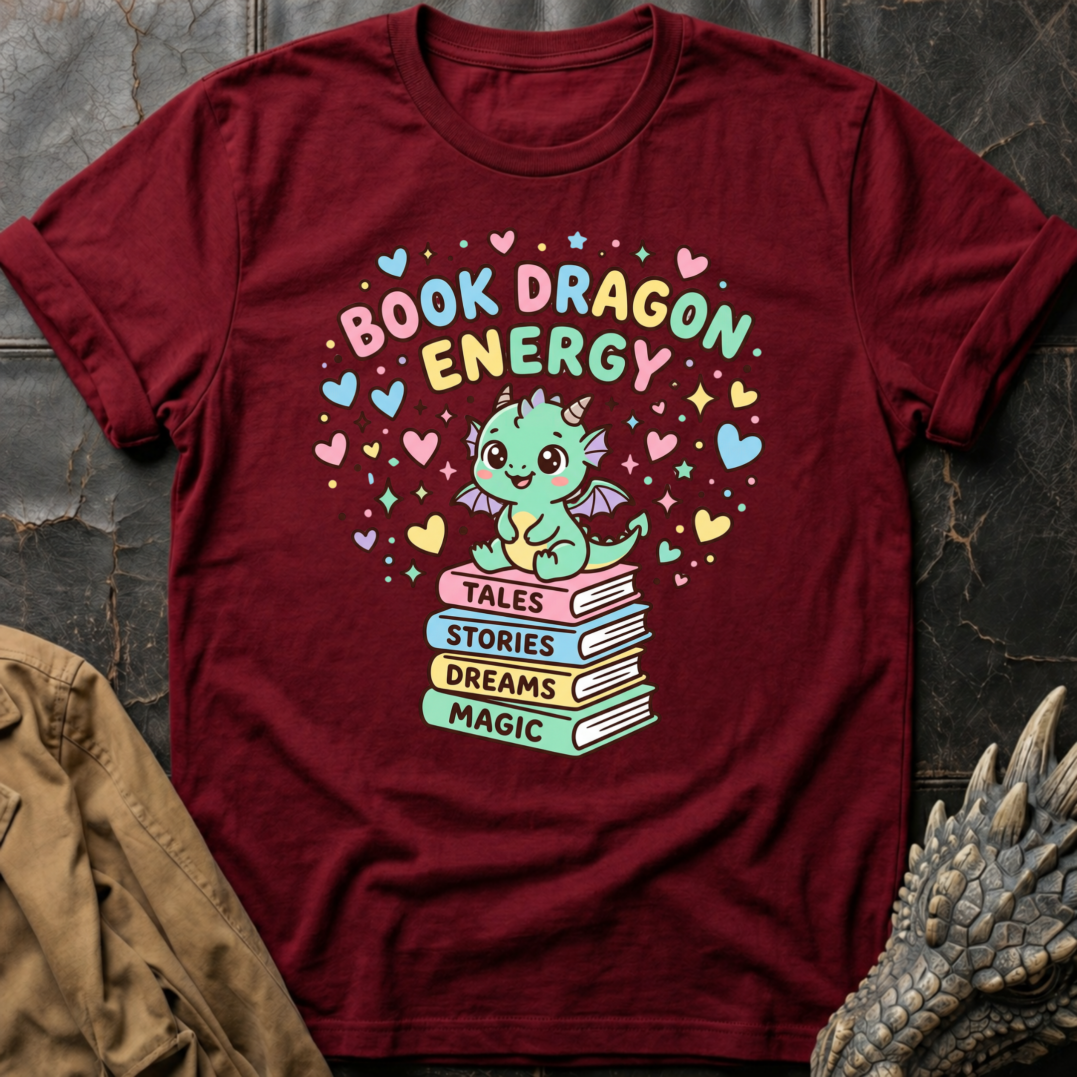 Book Dragon Energy T-Shirt