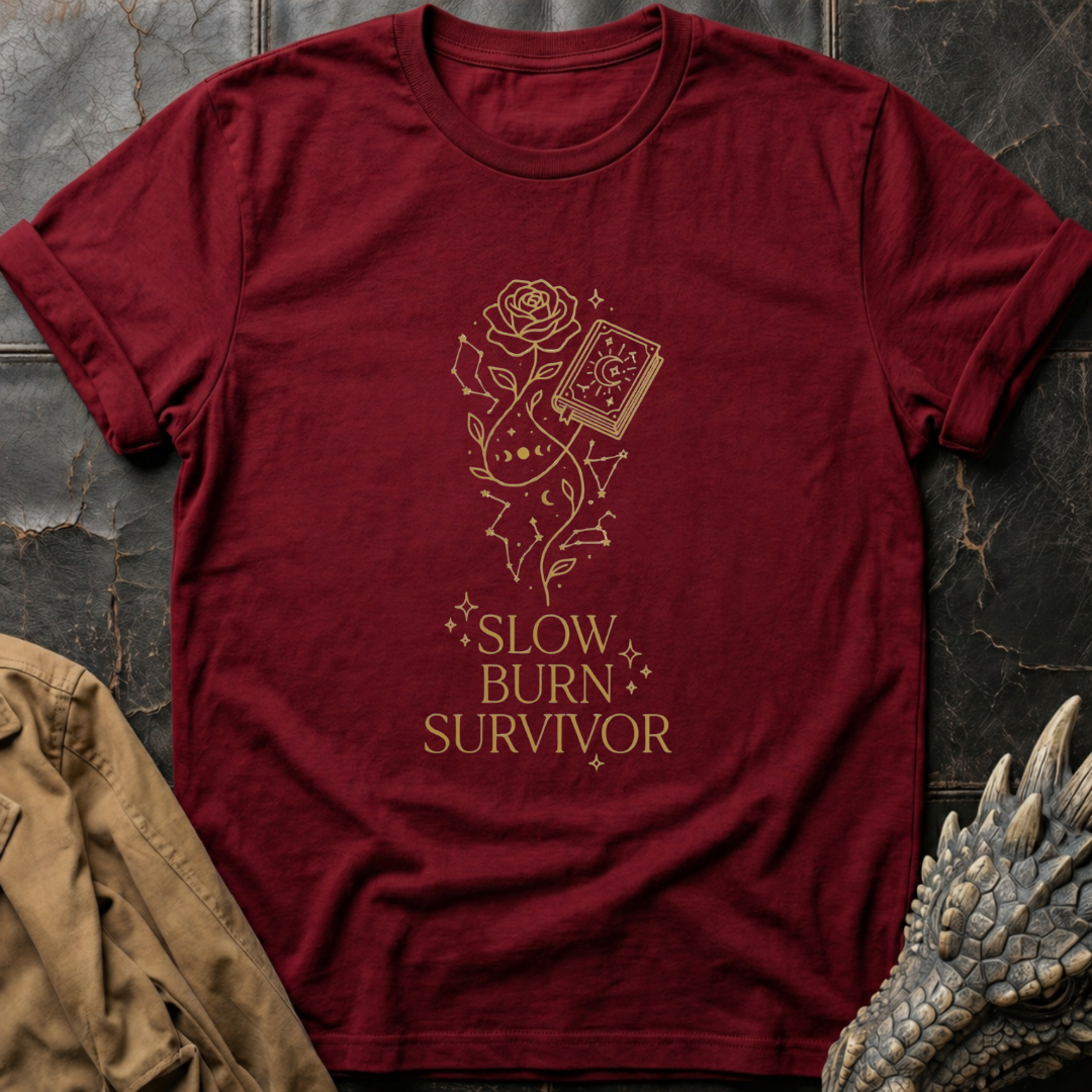 Slow Burn Survivor - Rose T-Shirt