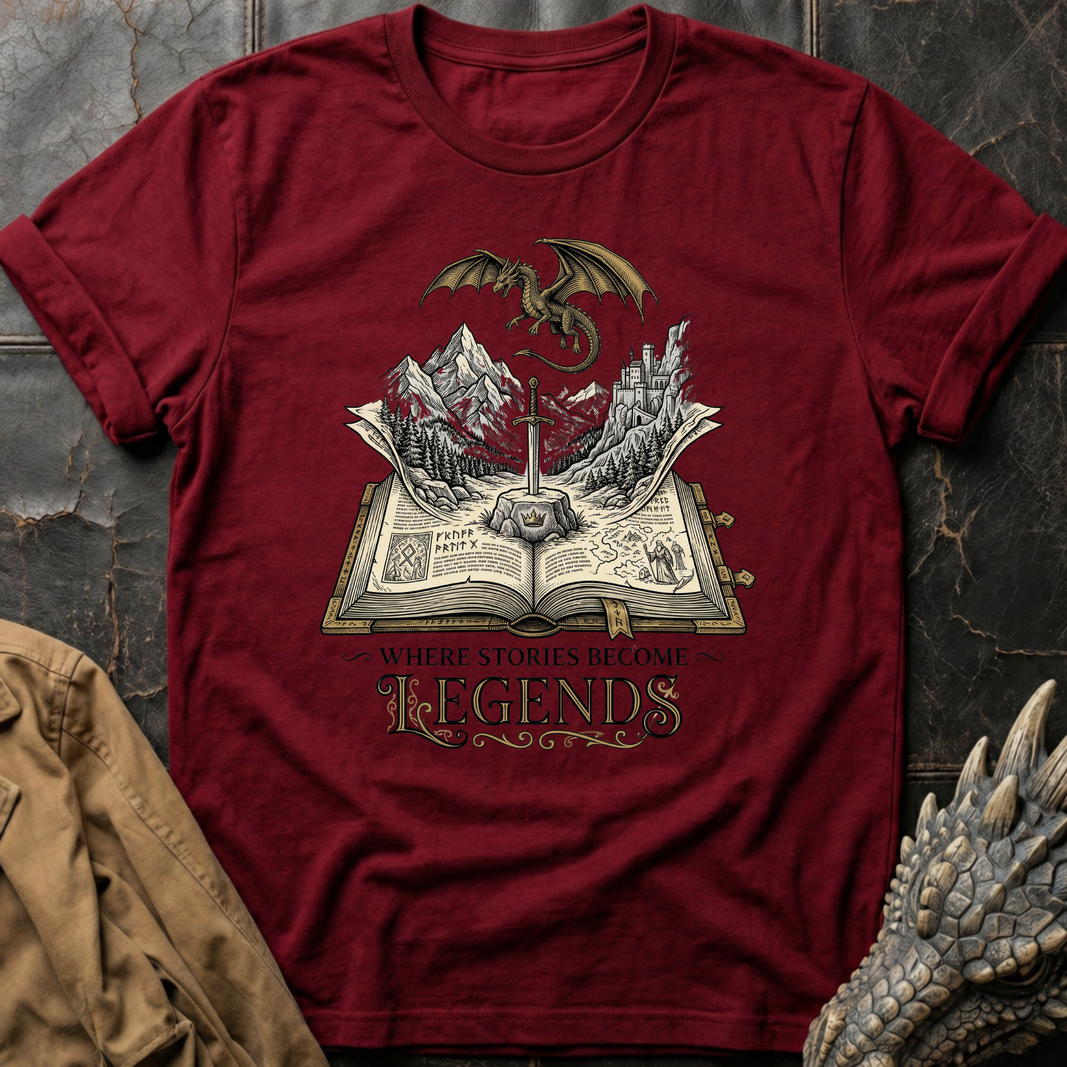 Where Stories Become Legends T-Shirt
