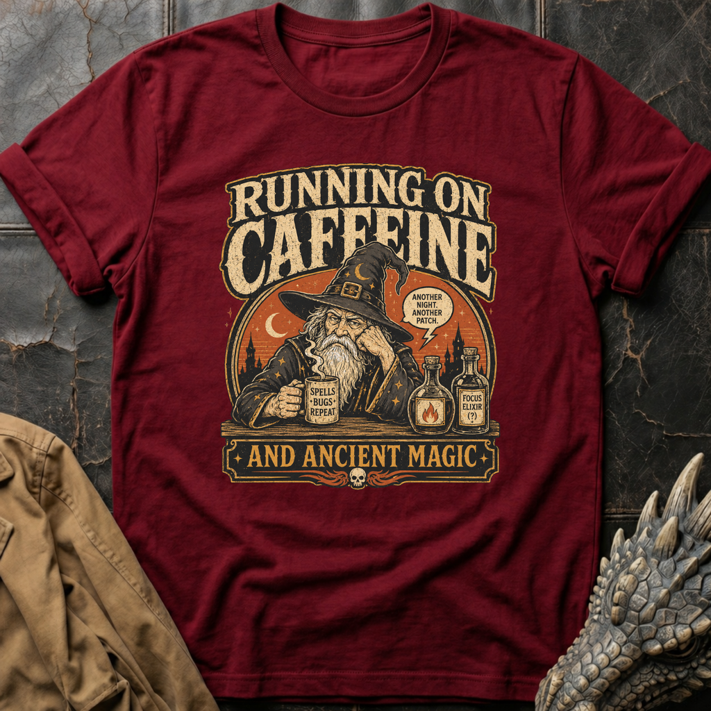 Running On Caffeine  | T-Shirt