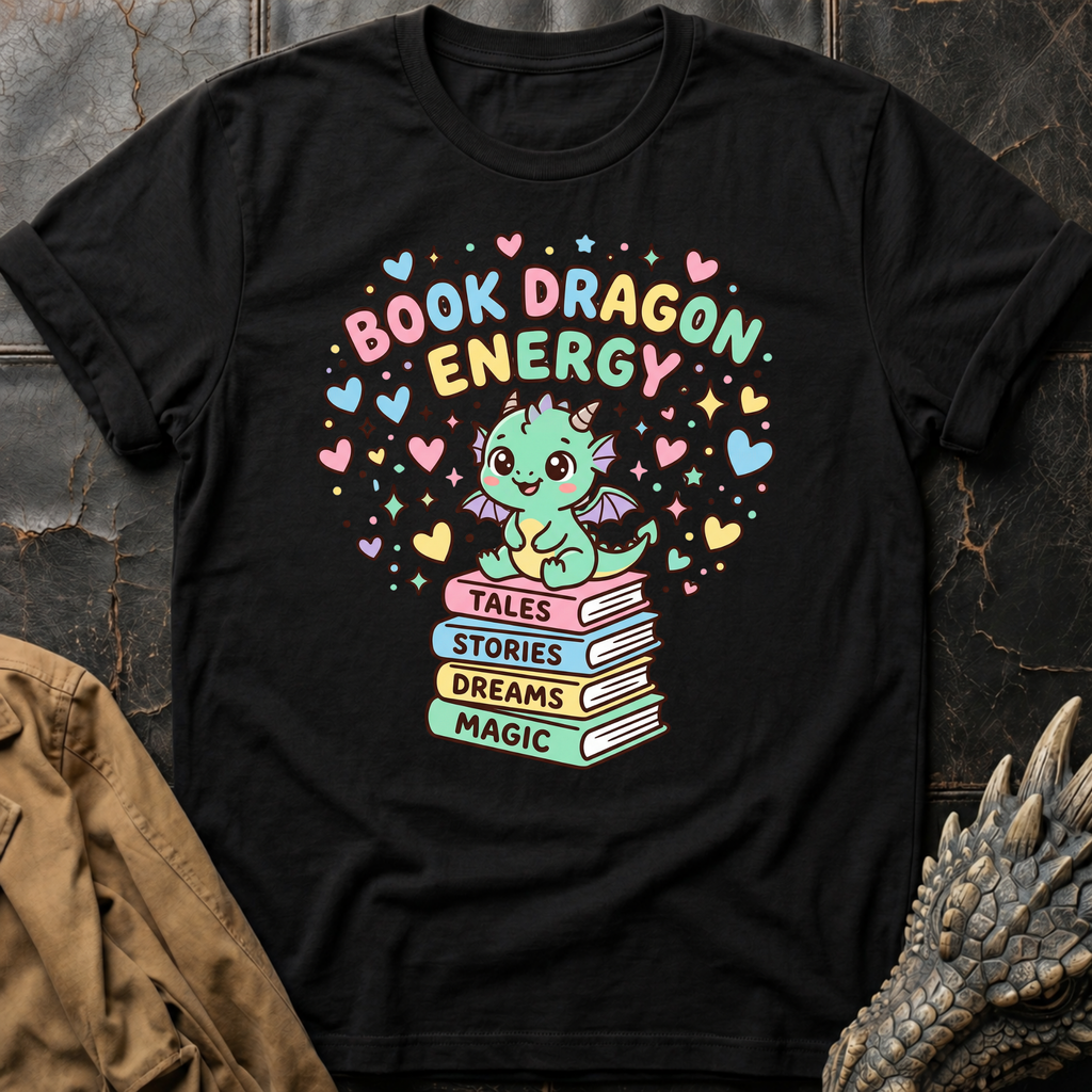 Book Dragon Energy T-Shirt
