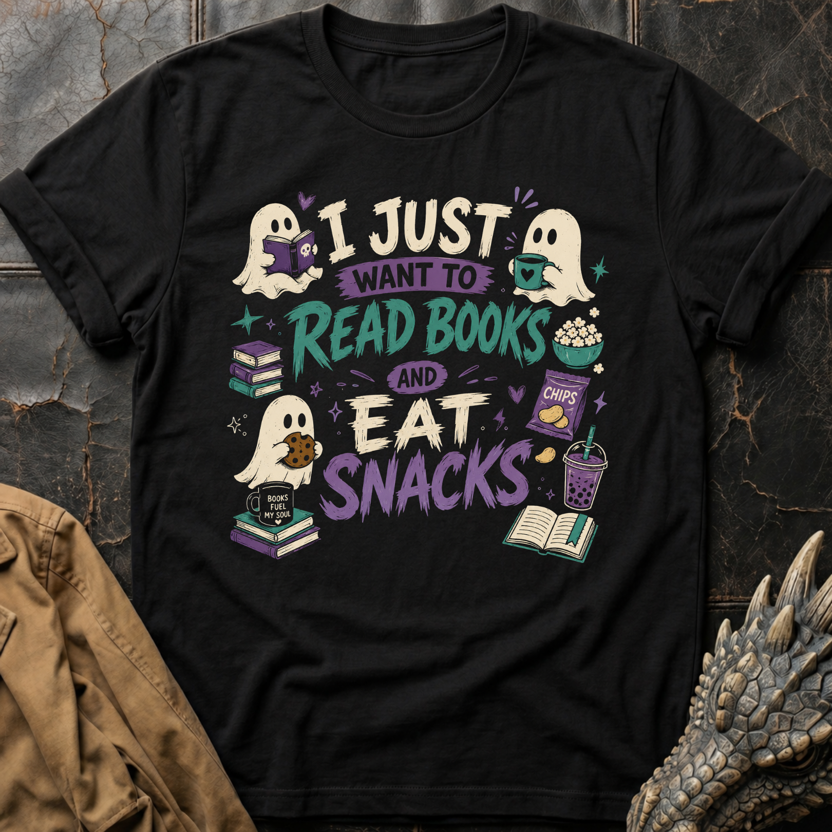 Read Books and Eat Snacks | T-Shirt