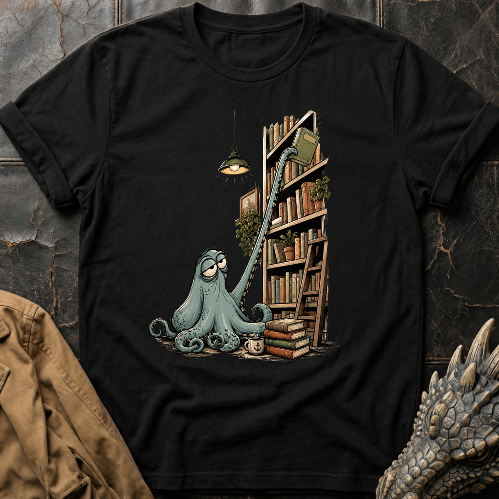 Octopus Librarian | T-Shirt