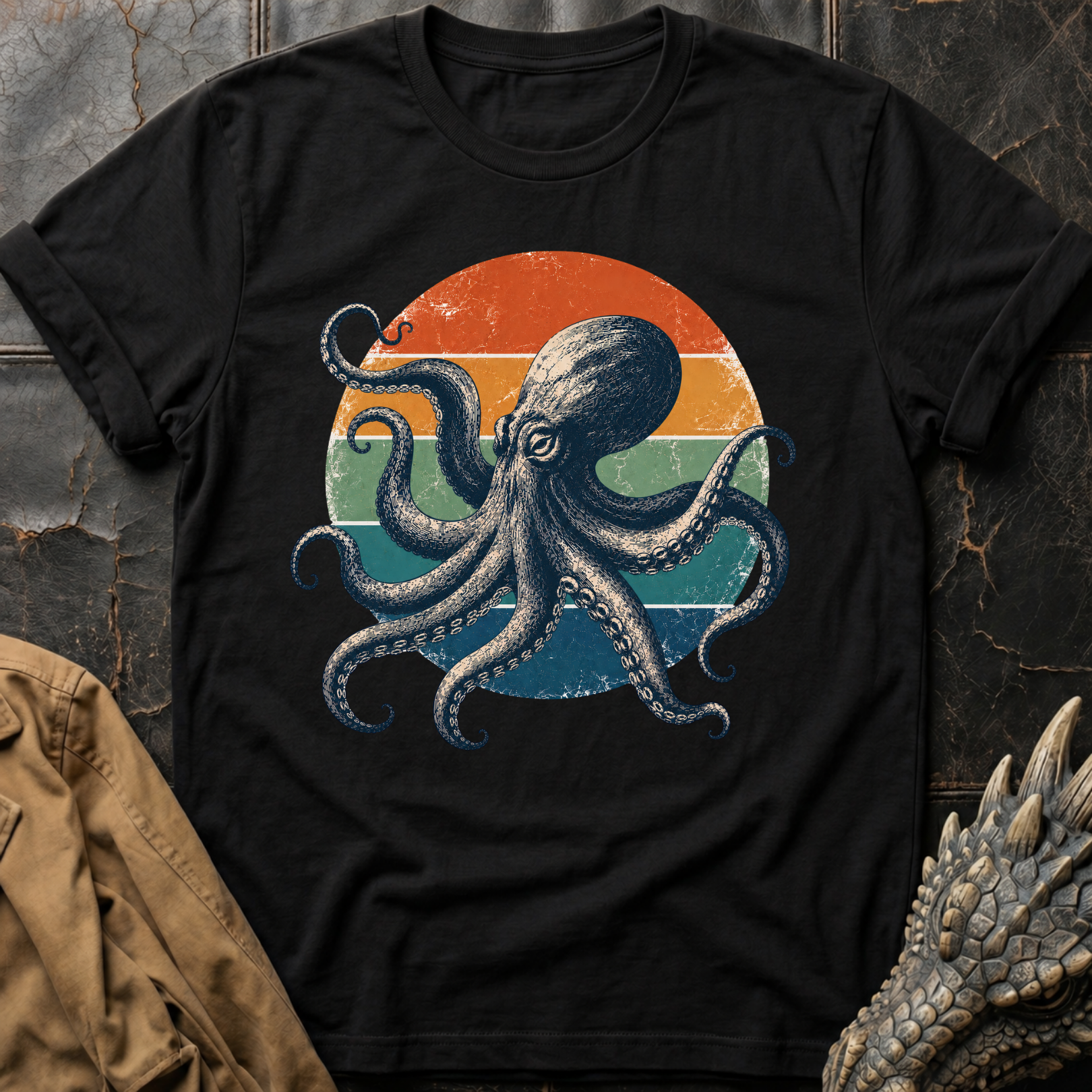 Vintage Octopus | T-Shirt