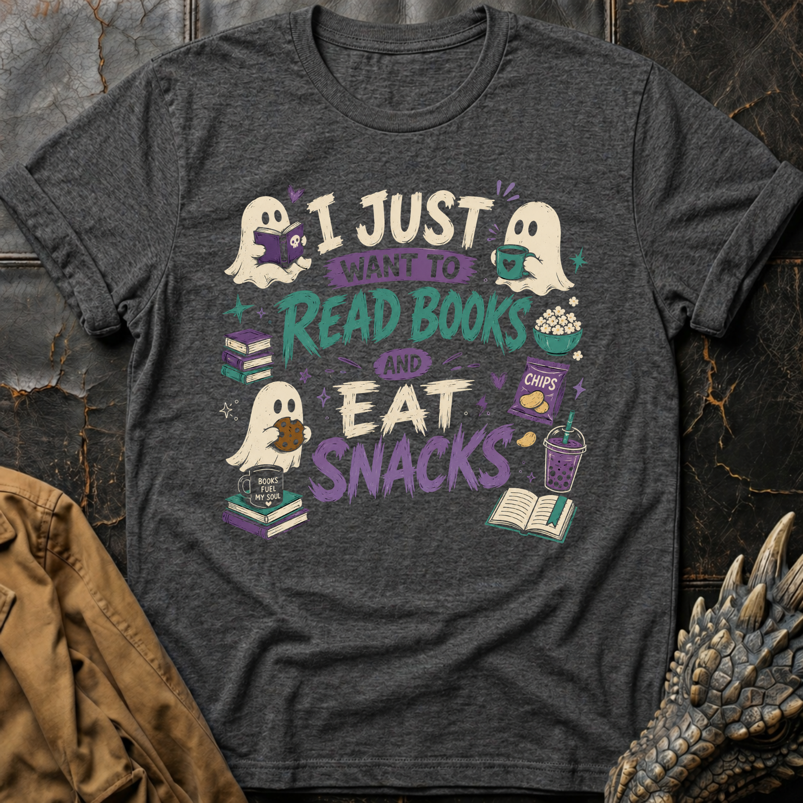 Read Books and Eat Snacks | T-Shirt