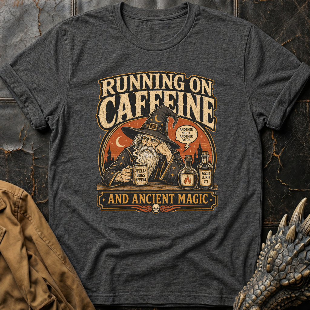 Running On Caffeine  | T-Shirt