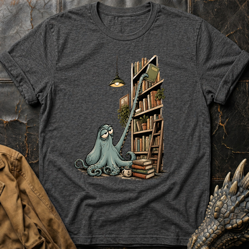 Octopus Librarian | T-Shirt