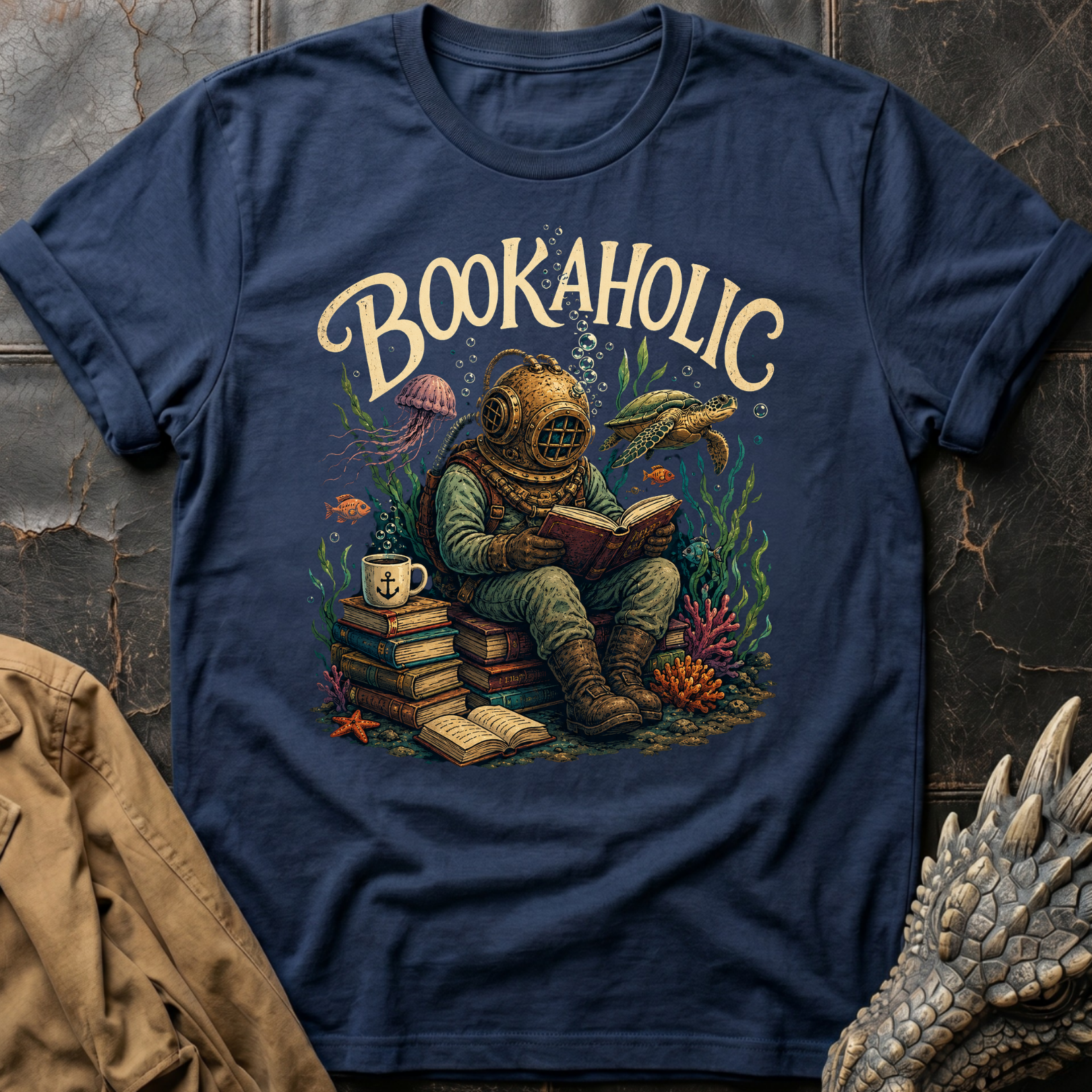 Bookaholic Underwater | T-Shirt