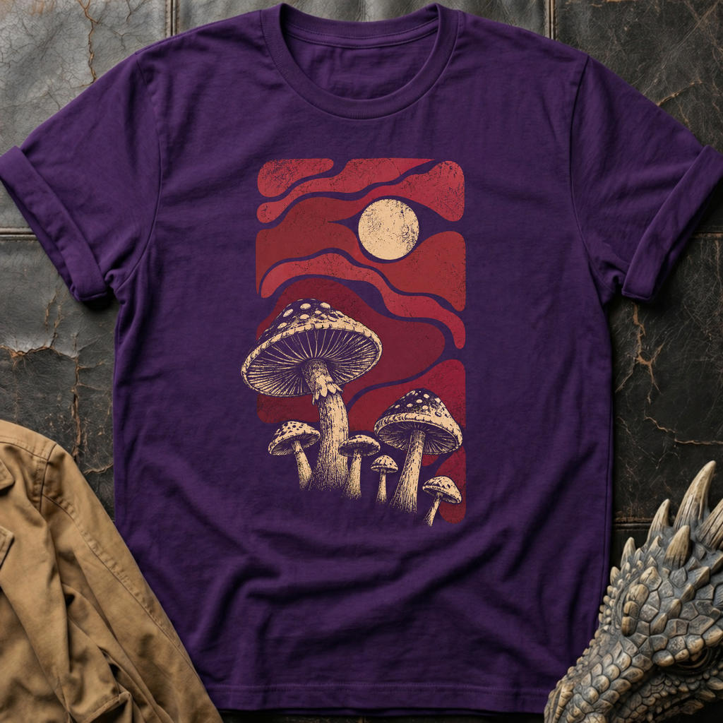 Moonlit Mushrooms | T-Shirt