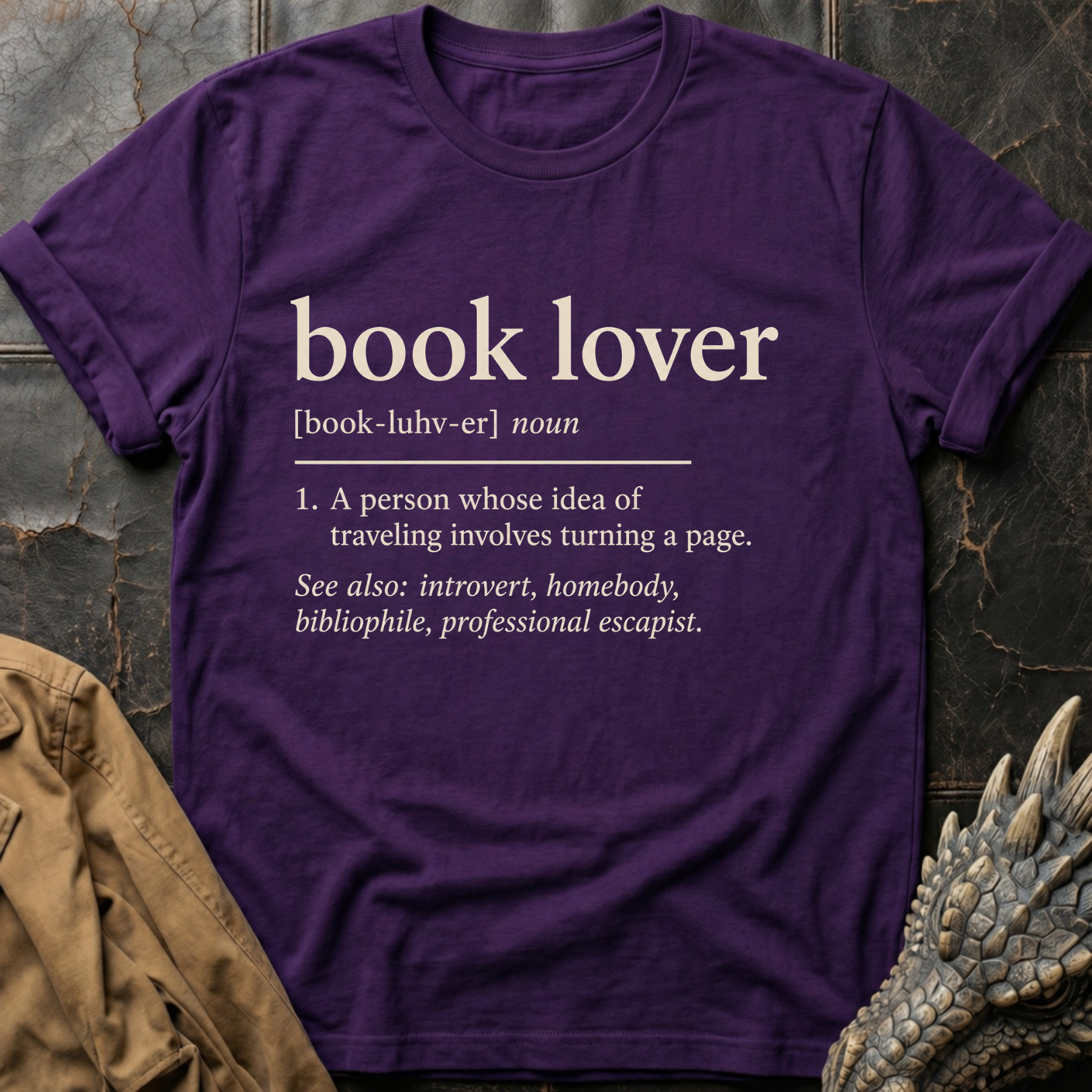 Book Lover Definition | T-Shirt