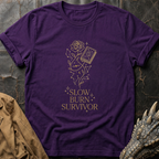 Slow Burn Survivor - Rose T-Shirt
