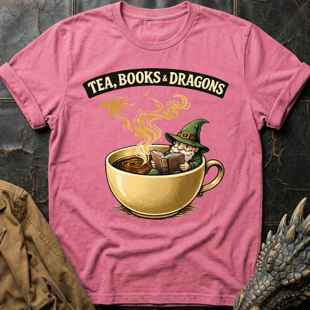 Tea, Books & Dragons T-Shirt