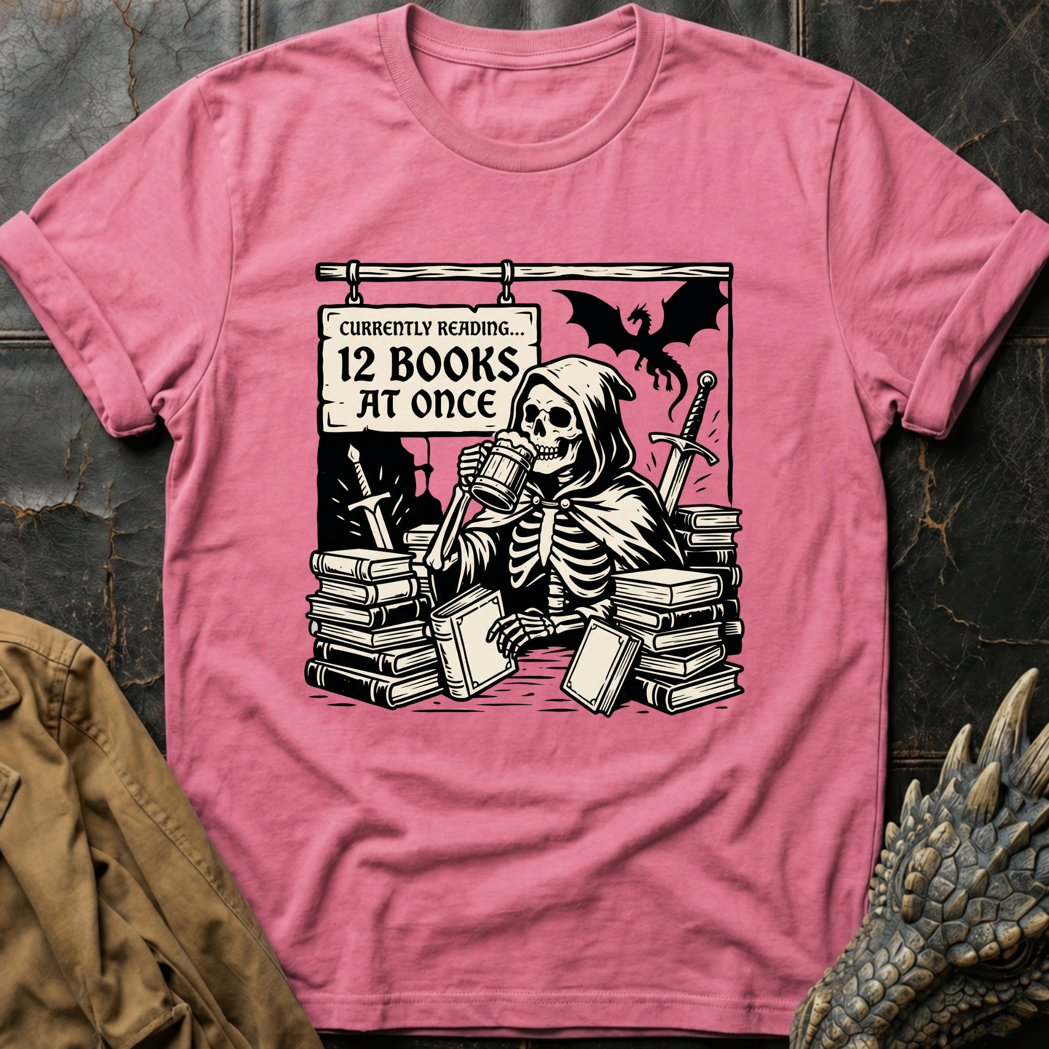 Currently Reading 12 Books At Once | T-Shirt