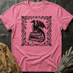 Dragon And Books | T-Shirt