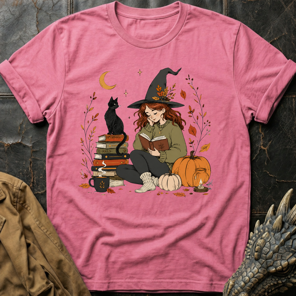 Autumn Book Witch | T-Shirt