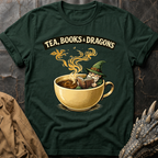 Tea, Books & Dragons T-Shirt