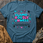 Glamorously Unwell - Pink & Blue T-Shirt