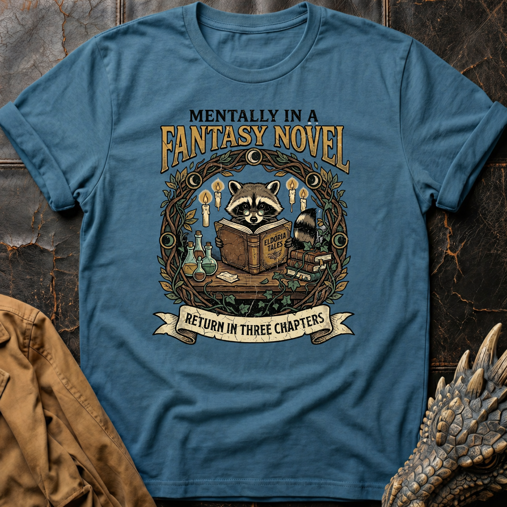 Raccoon Reading | T-Shirt