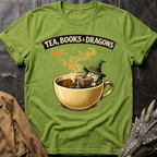 Tea, Books & Dragons T-Shirt