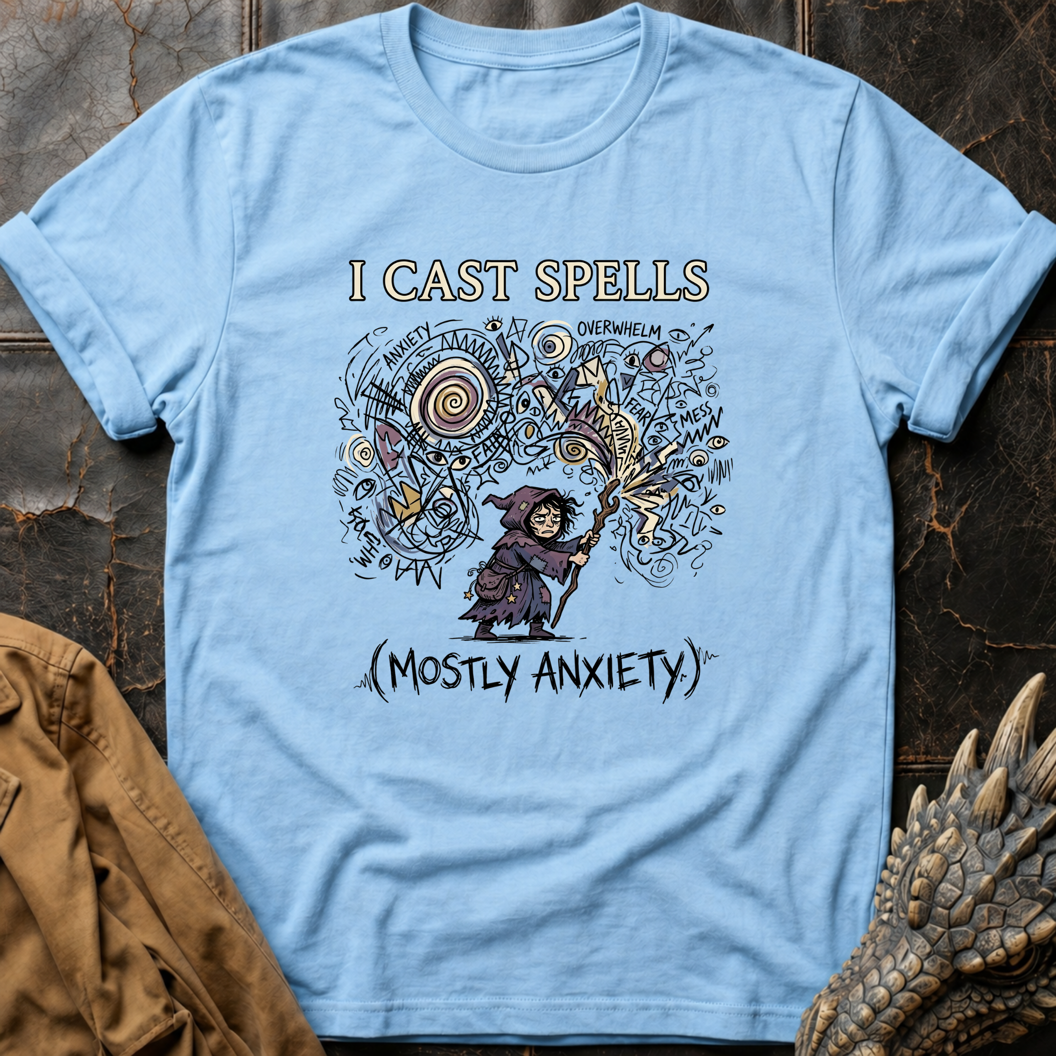 I Cast Spells (Mostly Anxiety) | T-Shirt