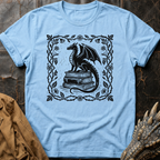 Dragon And Books | T-Shirt