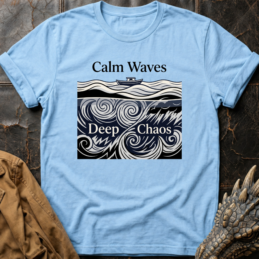 Calm Waves Deep Chaos | T-Shirt