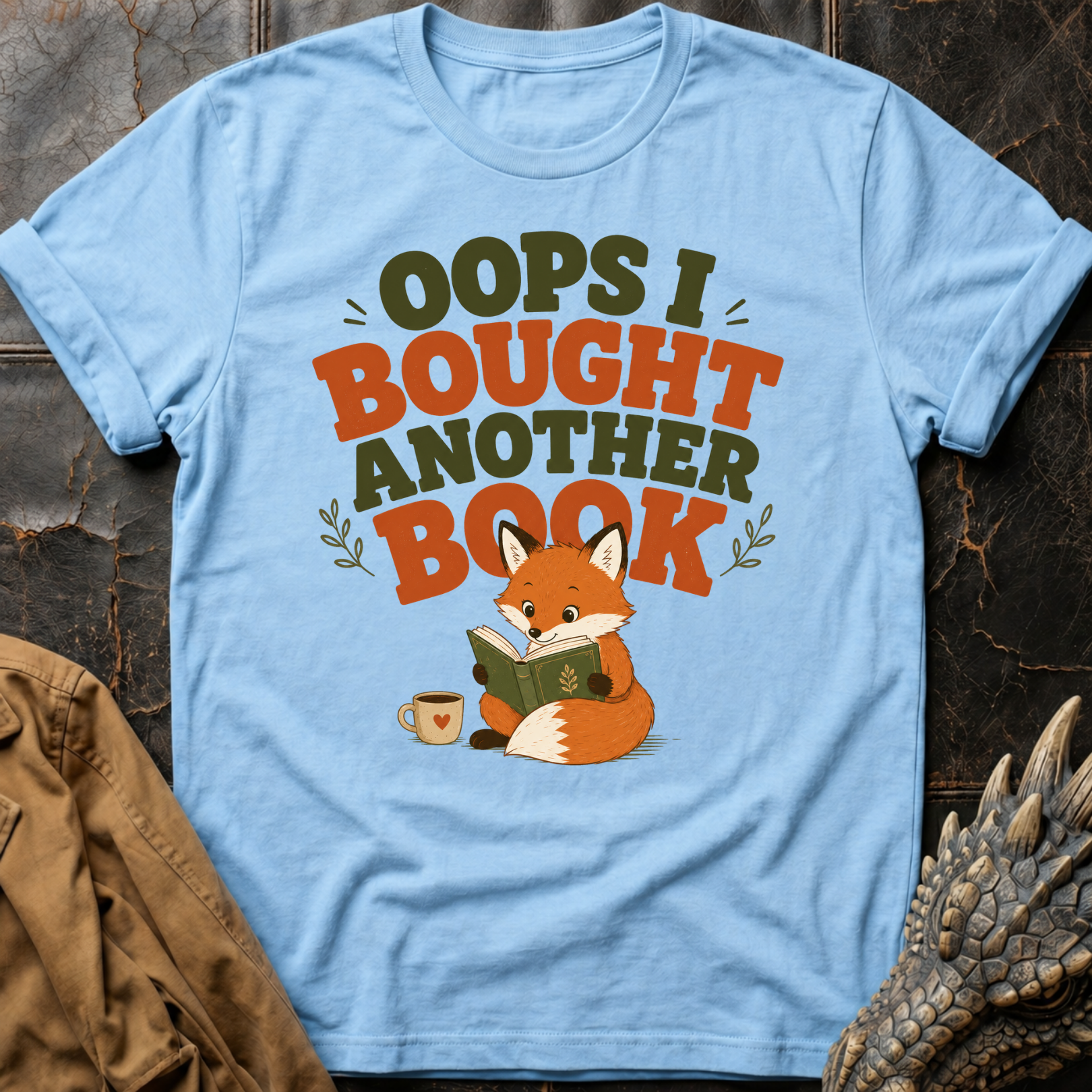 Fox & Books | T-Shirt