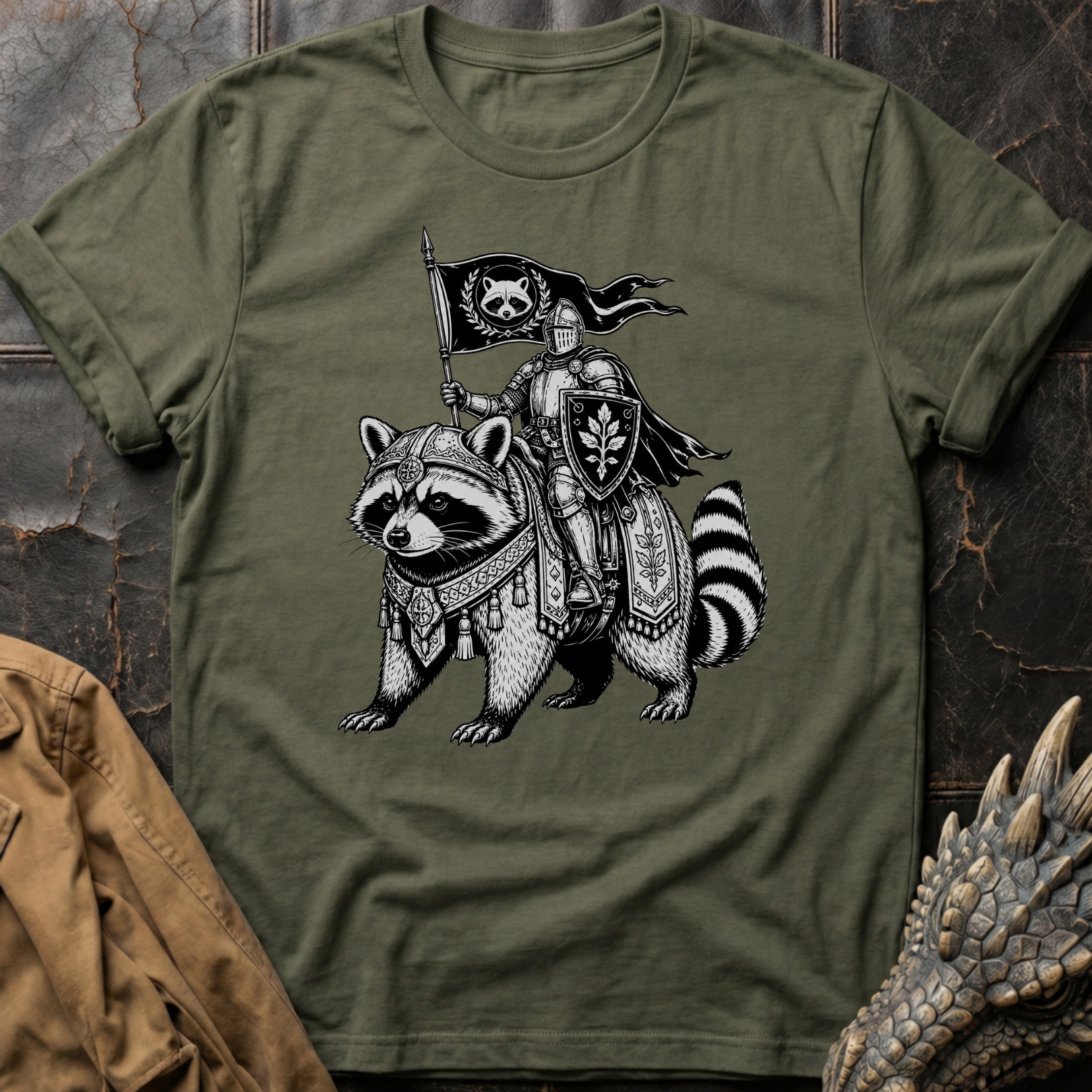 Racoon Knight | T-Shirt