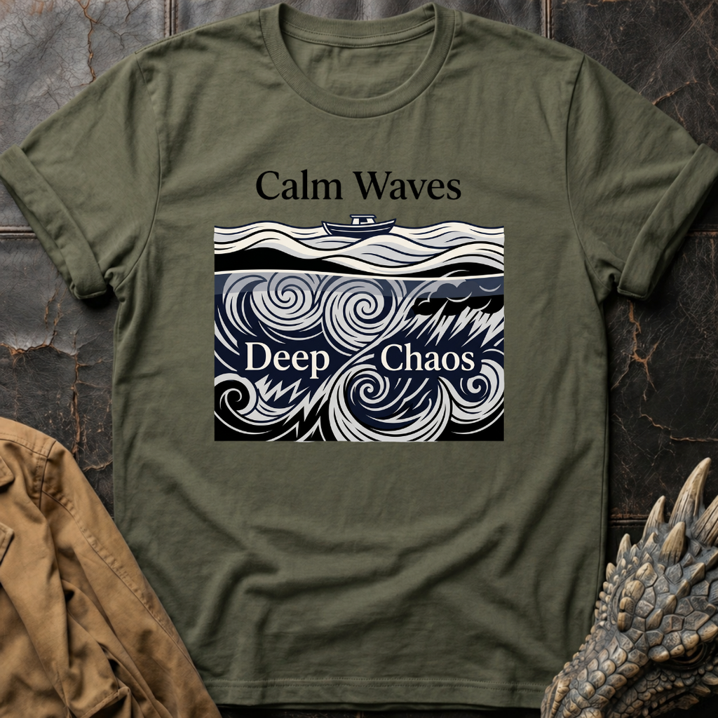 Calm Waves Deep Chaos | T-Shirt