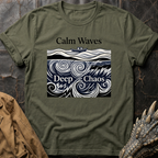 Calm Waves Deep Chaos | T-Shirt