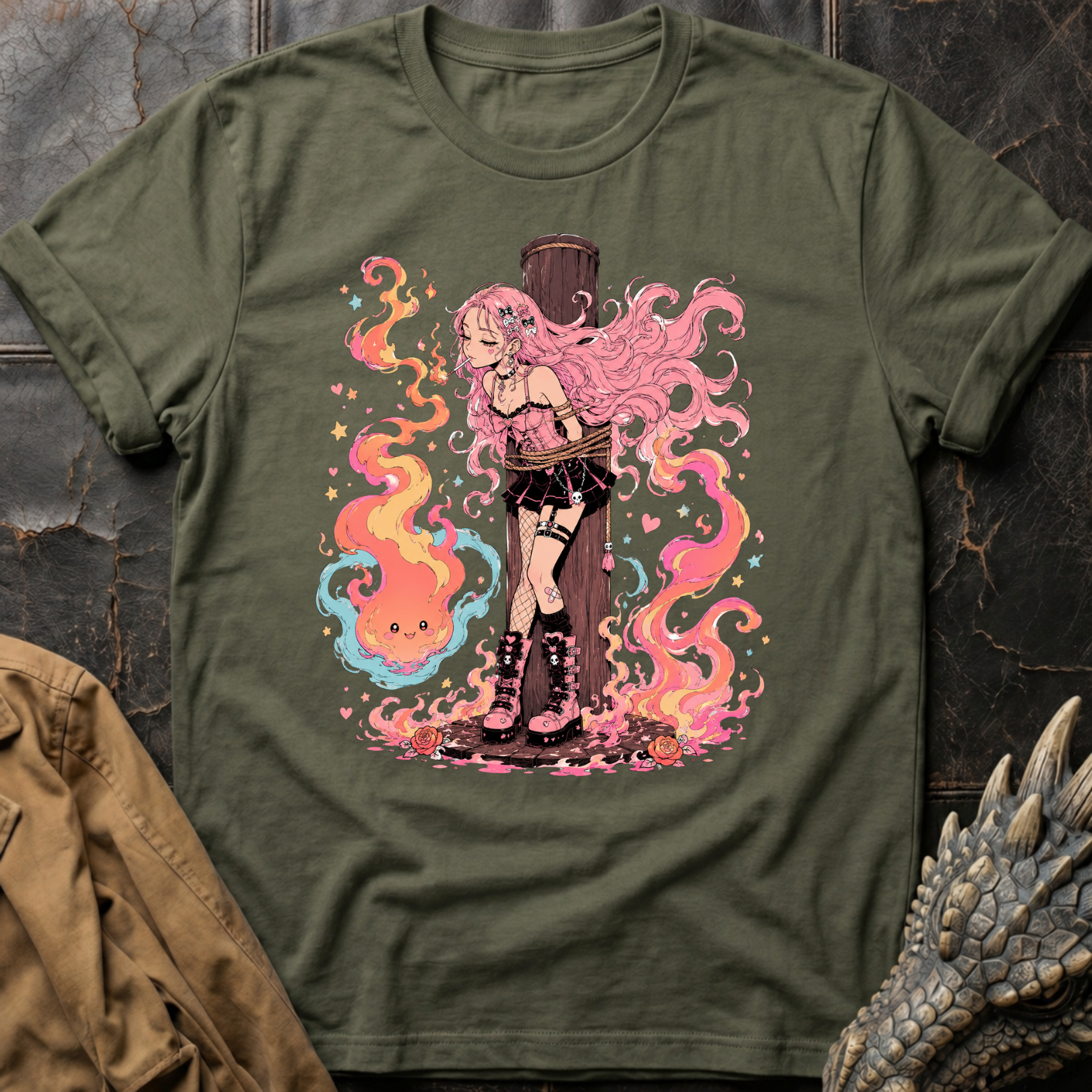 Pink Hair Witch | T-Shirt