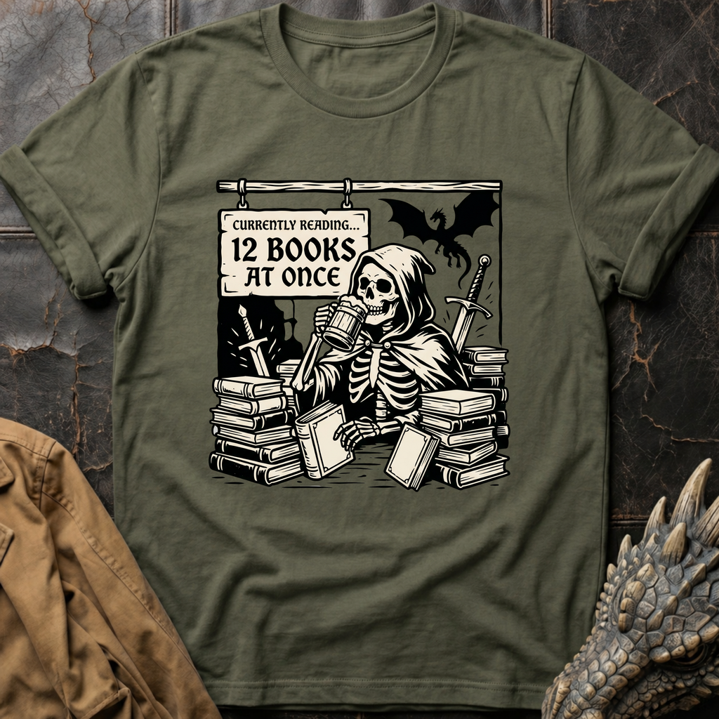Currently Reading 12 Books At Once | T-Shirt