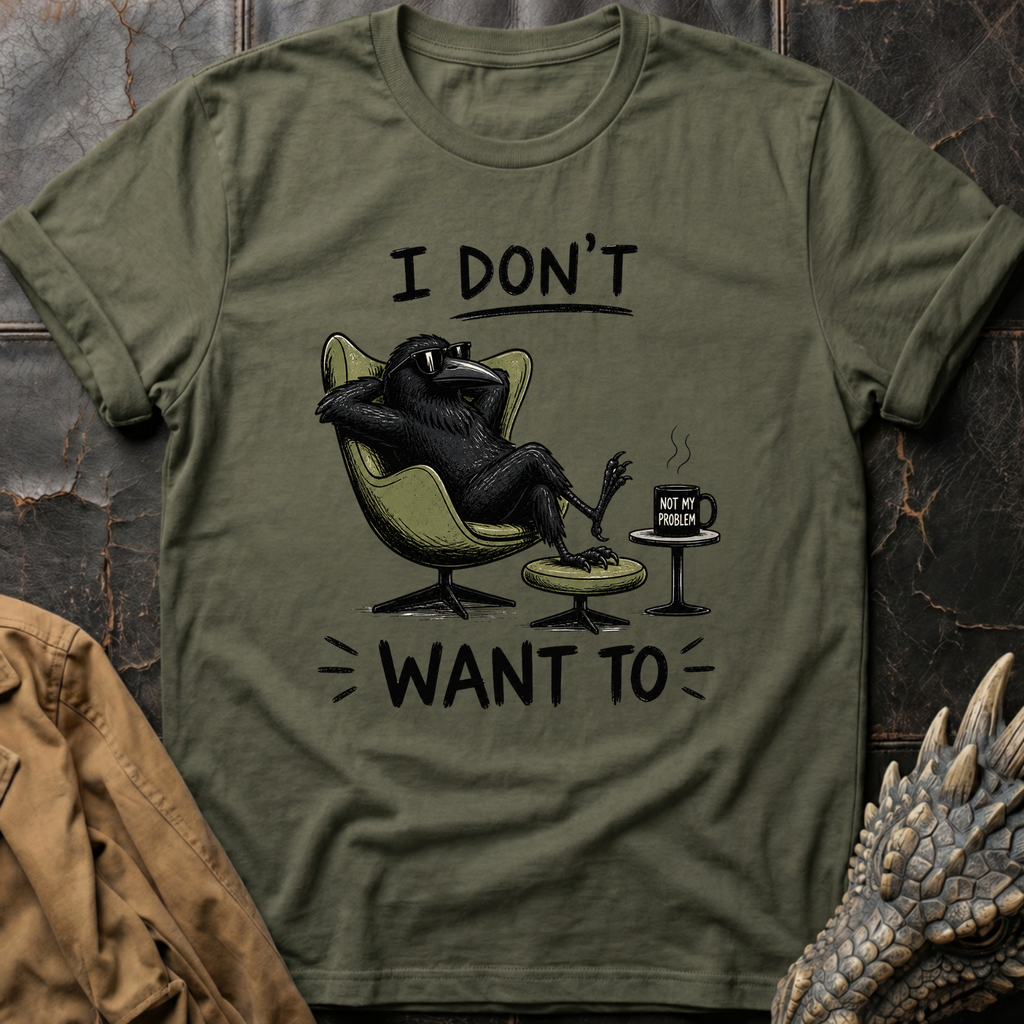 I Don't Want To  | T-Shirt