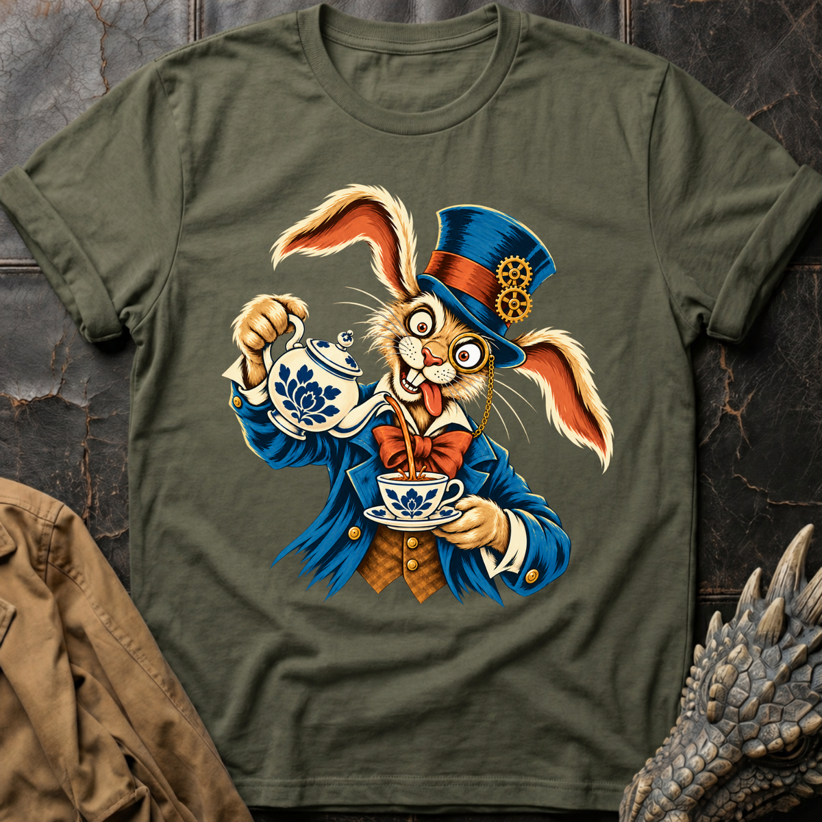Steampunk March Hare | Tee