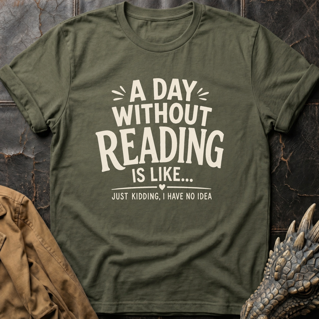 A Day Without Reading | T-Shirt