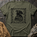 Dragon And Books | T-Shirt