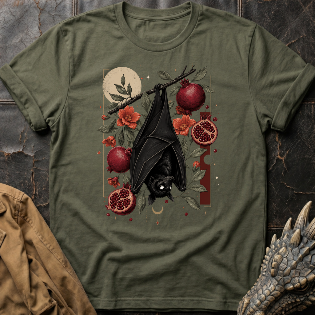Bat & Pomegranate  | T-Shirt