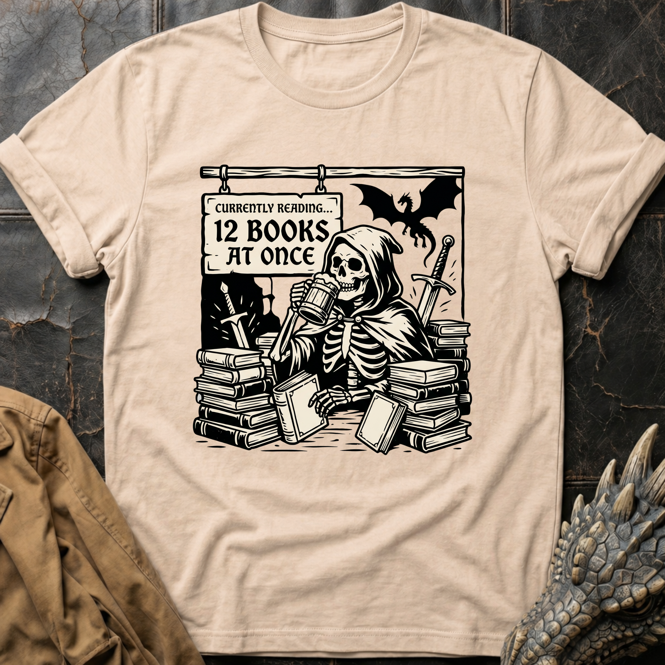 Currently Reading 12 Books At Once | T-Shirt