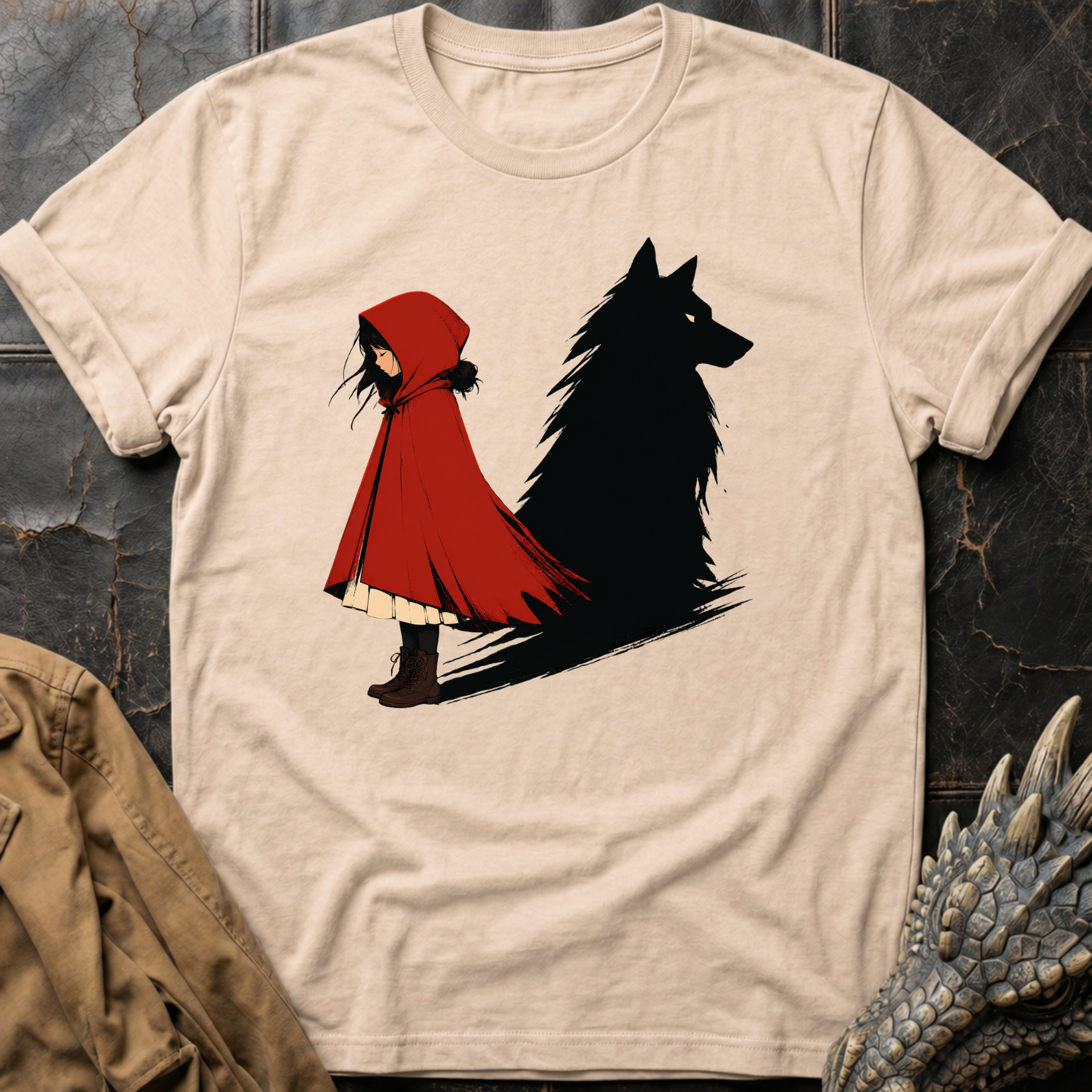 Red & Wolf  | T-Shirt