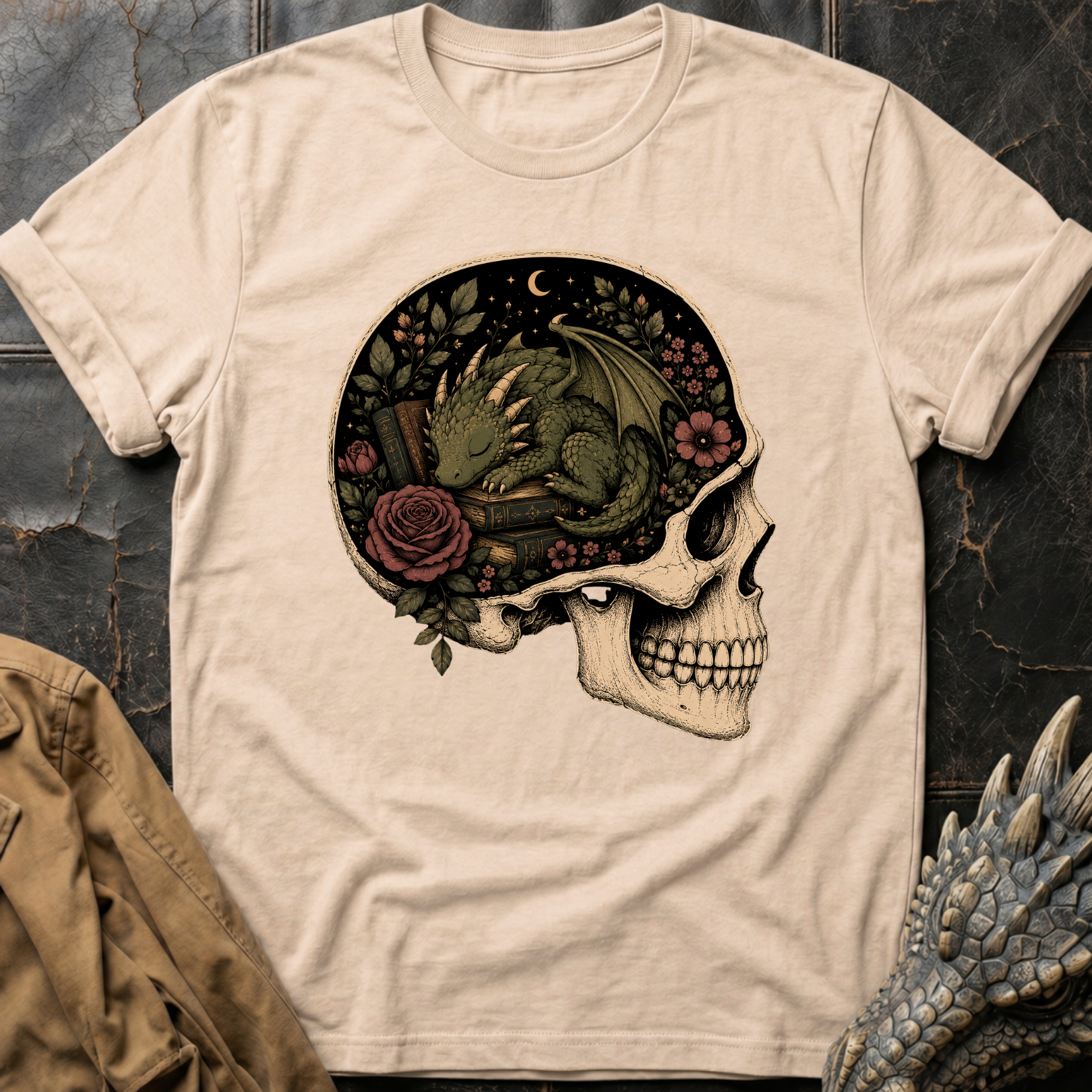 Dragon & Skull | T-Shirt