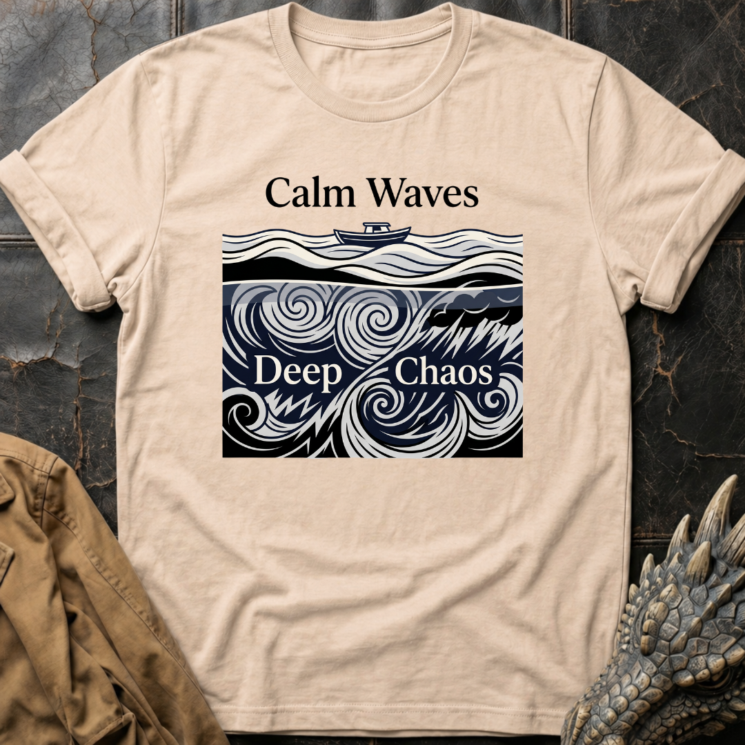 Calm Waves Deep Chaos | T-Shirt