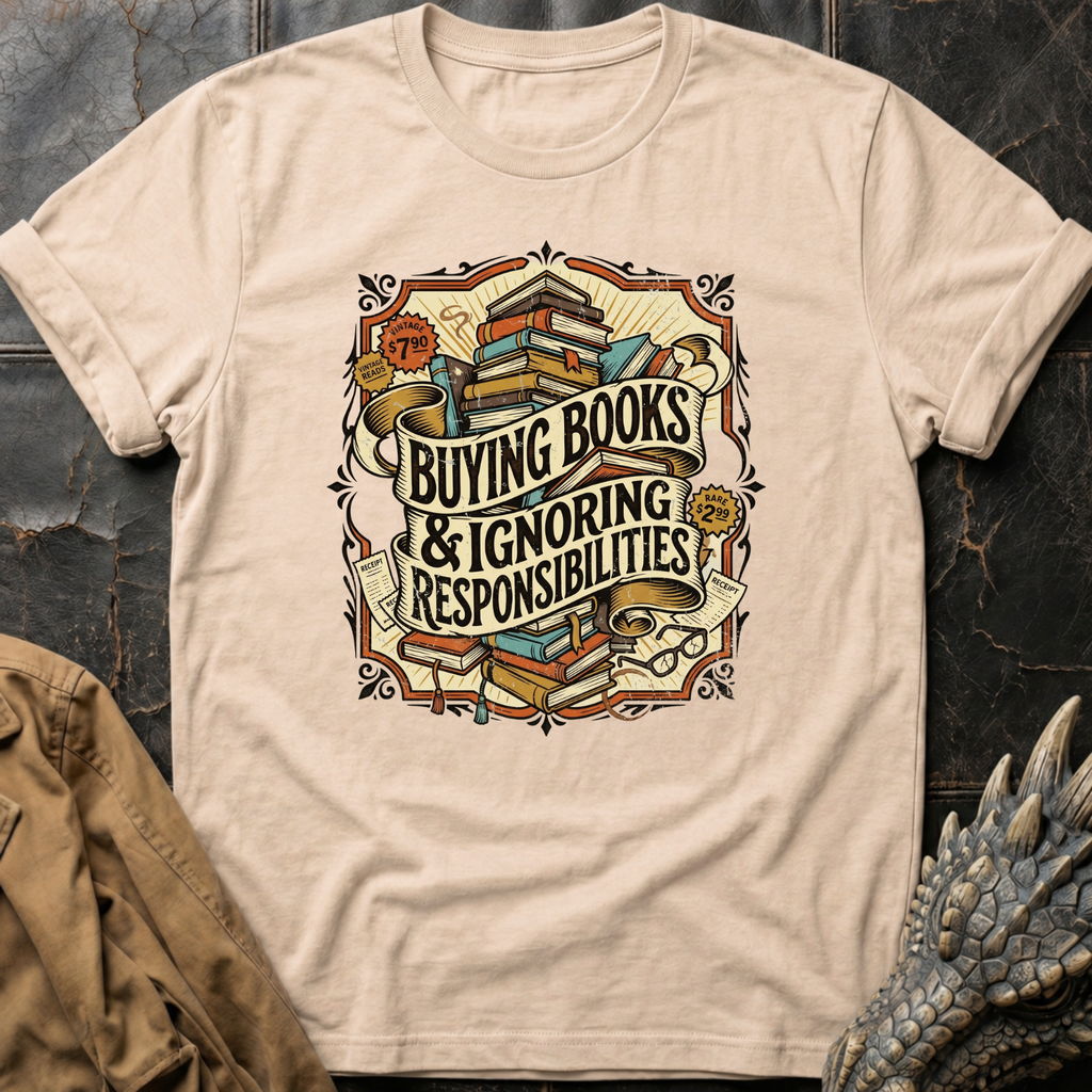 Buying Books | T-Shirt