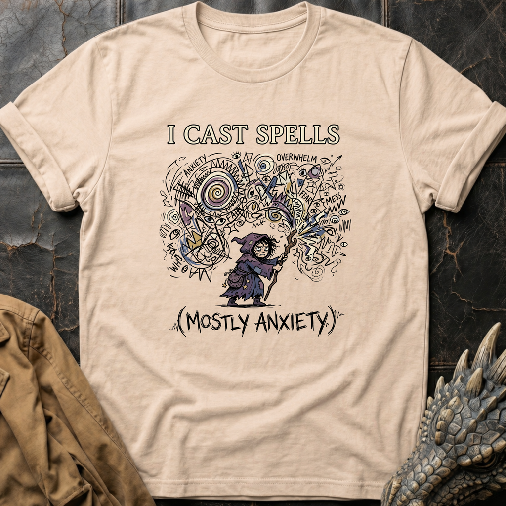 I Cast Spells (Mostly Anxiety) | T-Shirt