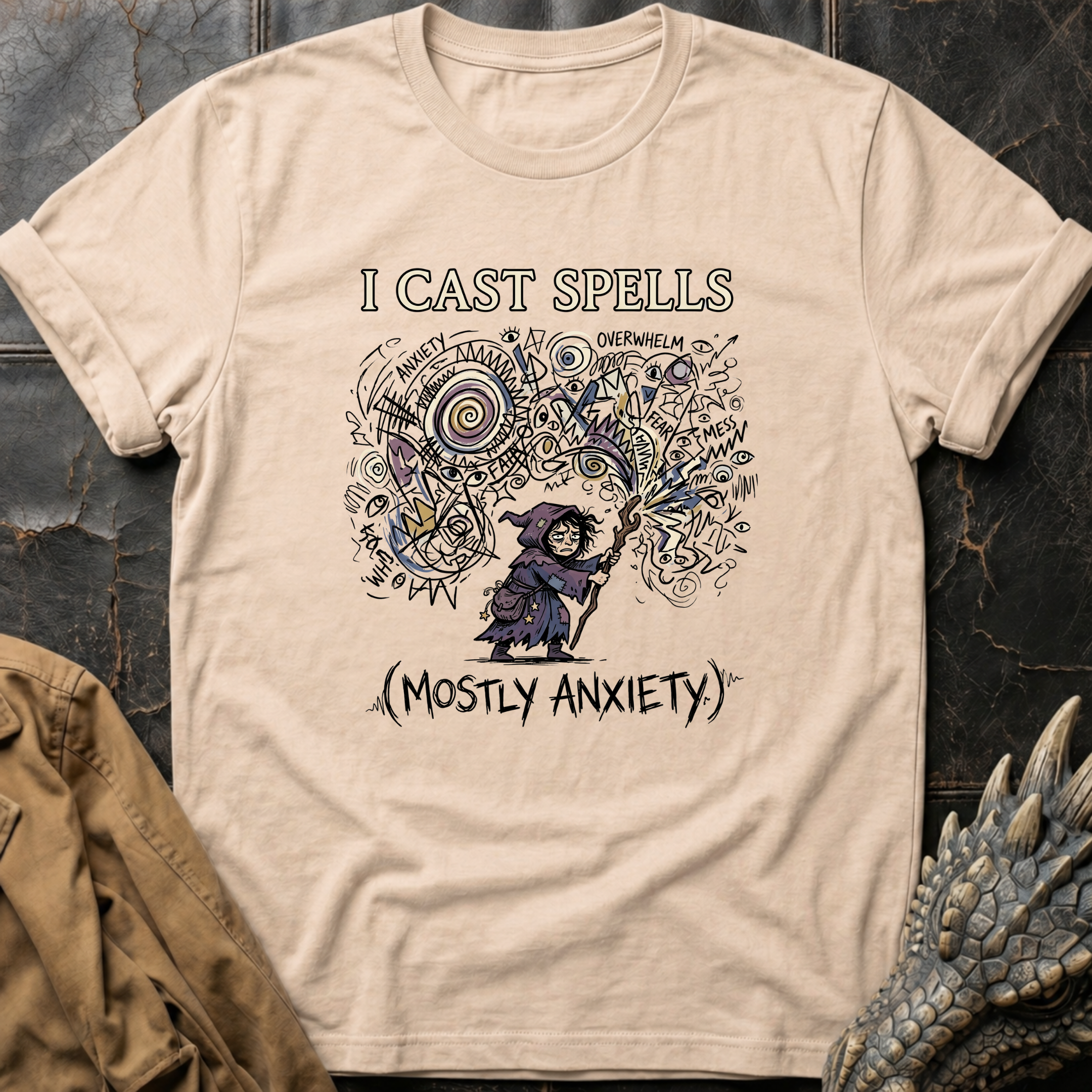 I Cast Spells (Mostly Anxiety) | T-Shirt
