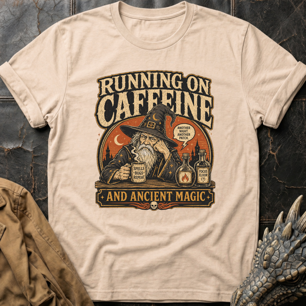 Running On Caffeine  | T-Shirt