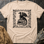 Dragon And Books | T-Shirt