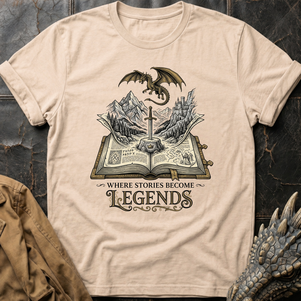 Where Stories Become Legends T-Shirt