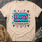 Glamorously Unwell - Pink & Blue T-Shirt