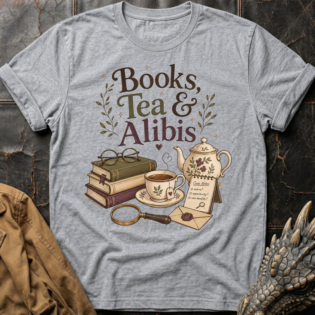 Books, Tea & Alibis | T-Shirt